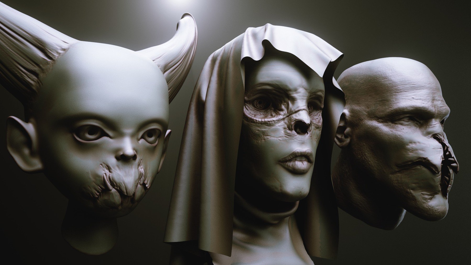 MOUTHS - 40 ZBrush VDMs + 5 bonus variations