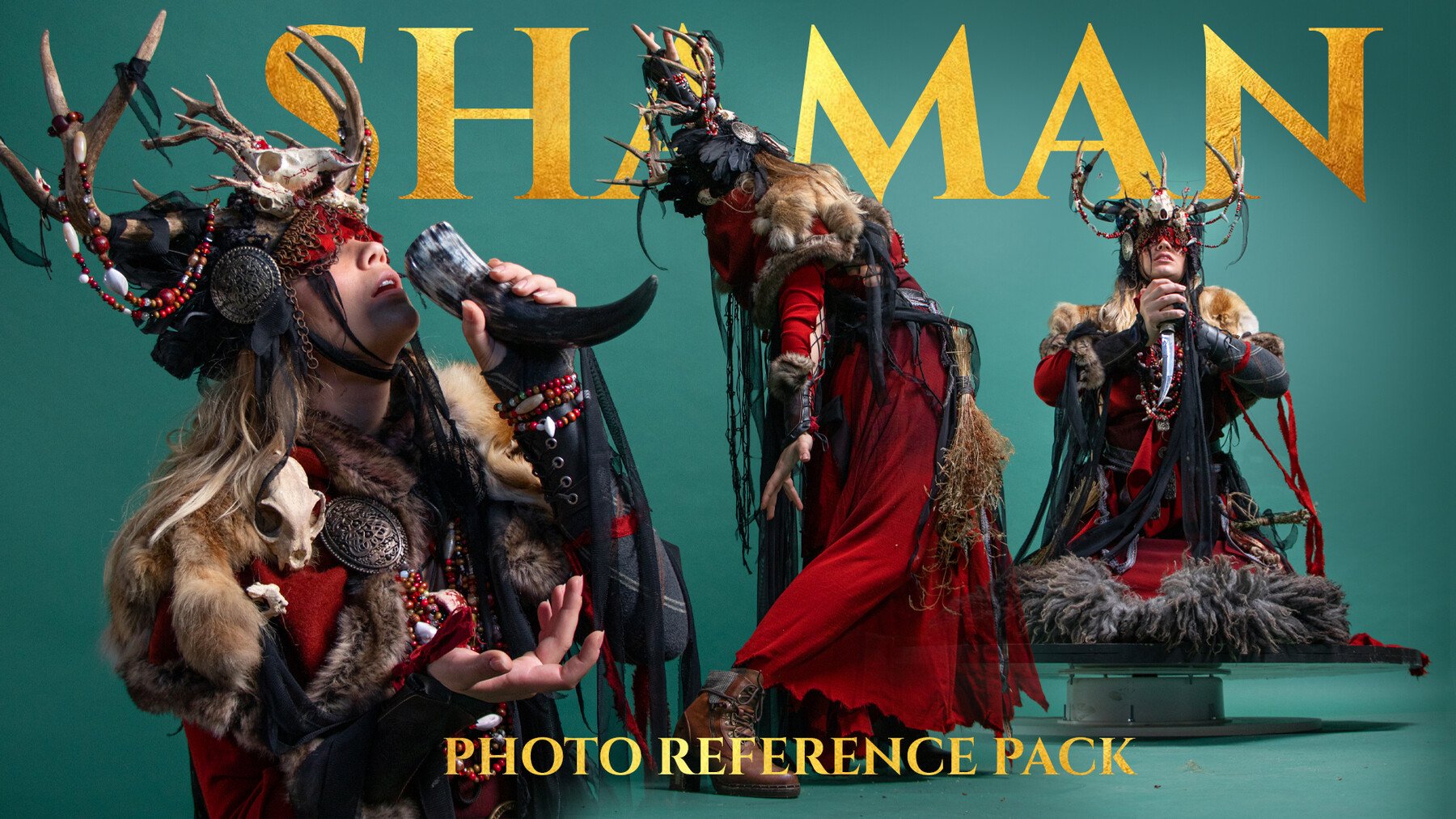 Shaman Photo Reference Pack for Artists 431 JPEGs