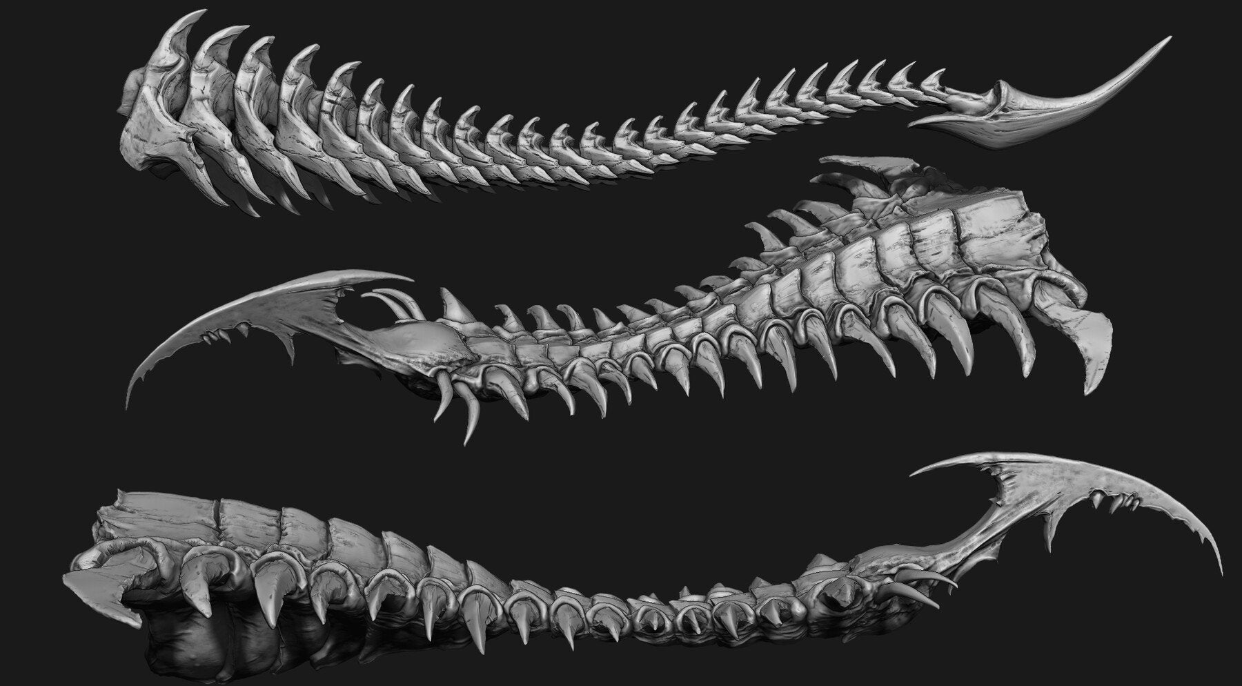 TAILS - 33 Tail Meshes & Curve Brushes