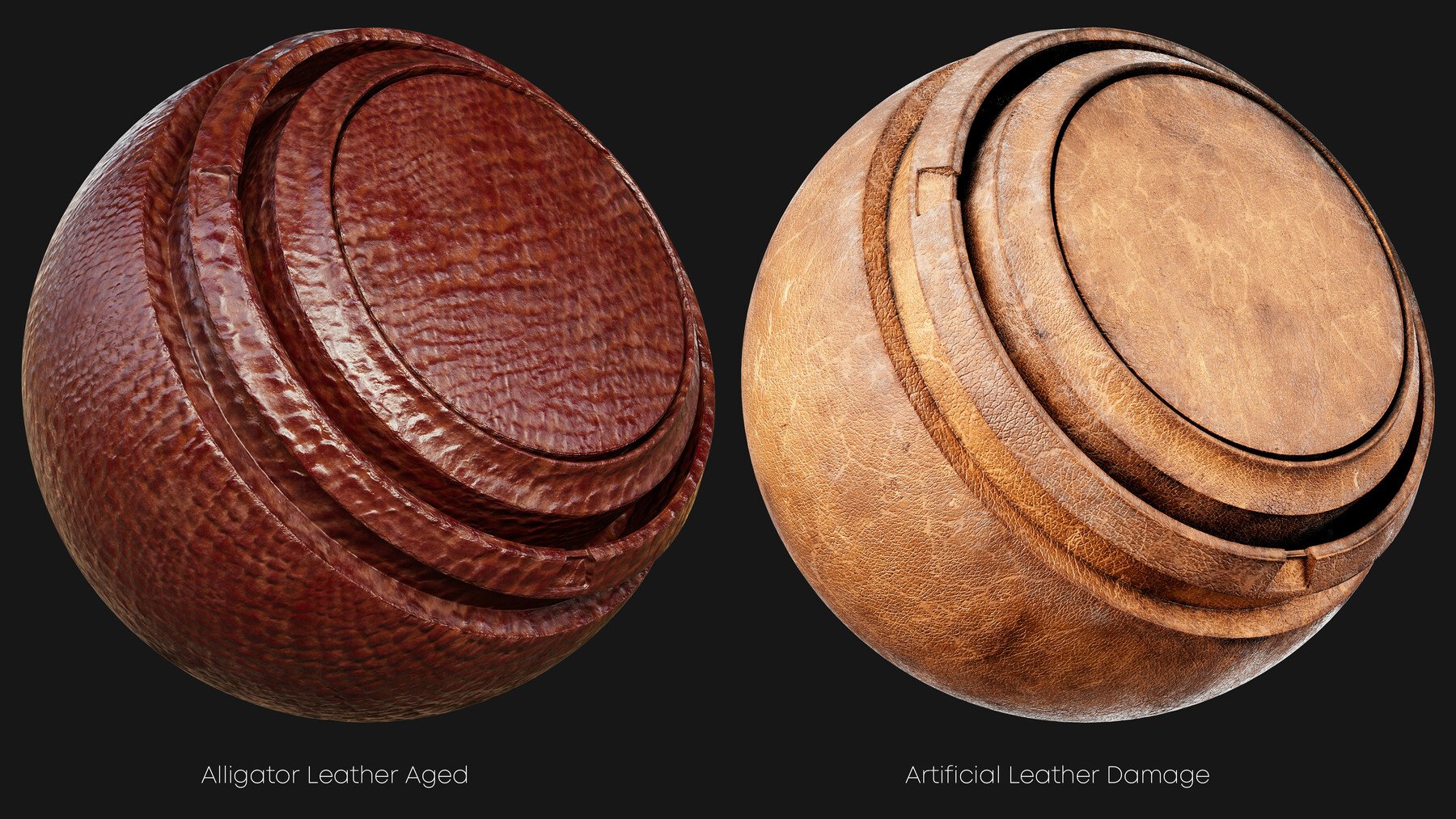 Leather Smart Materials for Substance painter