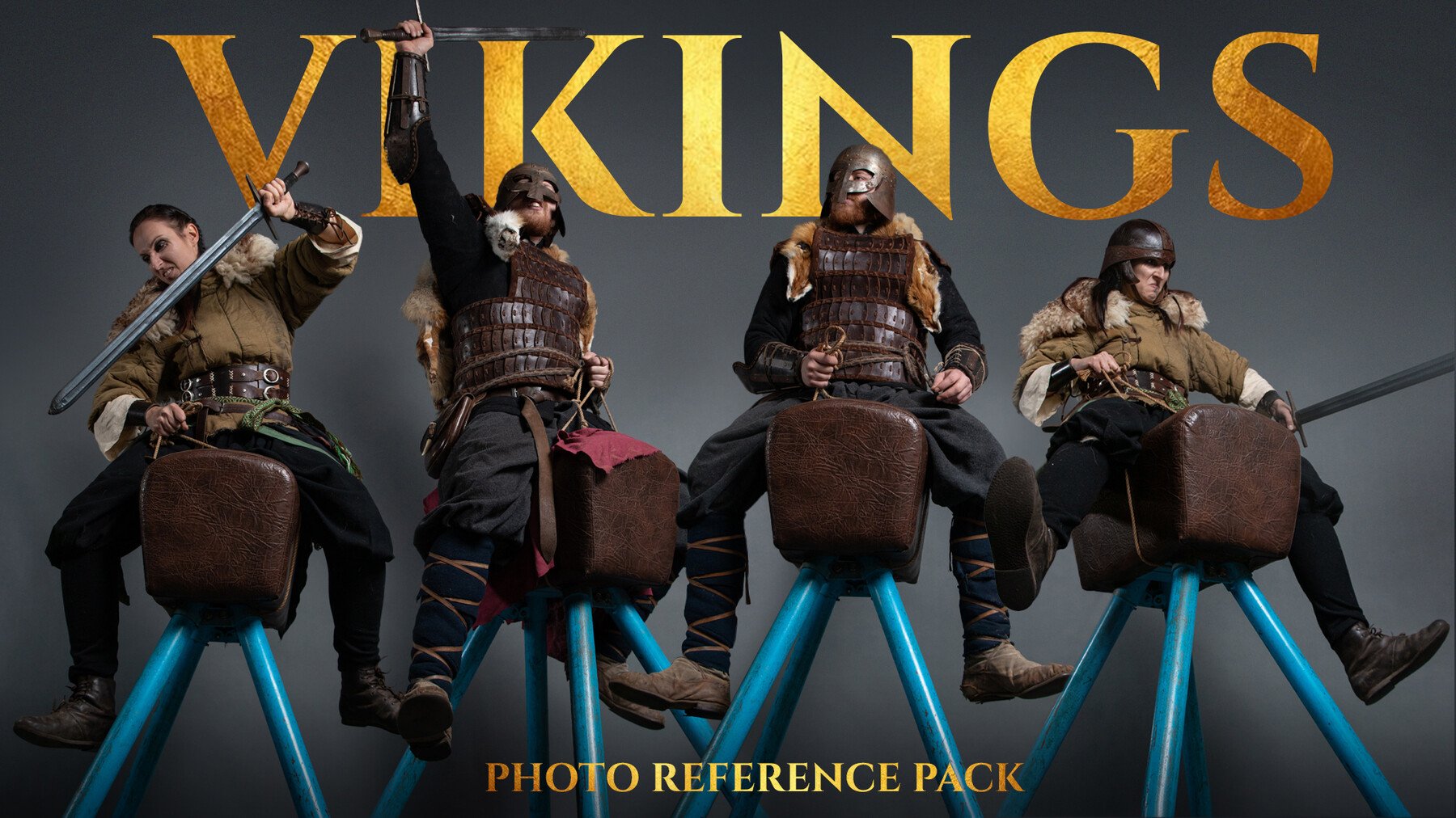 Vikings - Reference Photo Pack for Artists 460 JPEGs