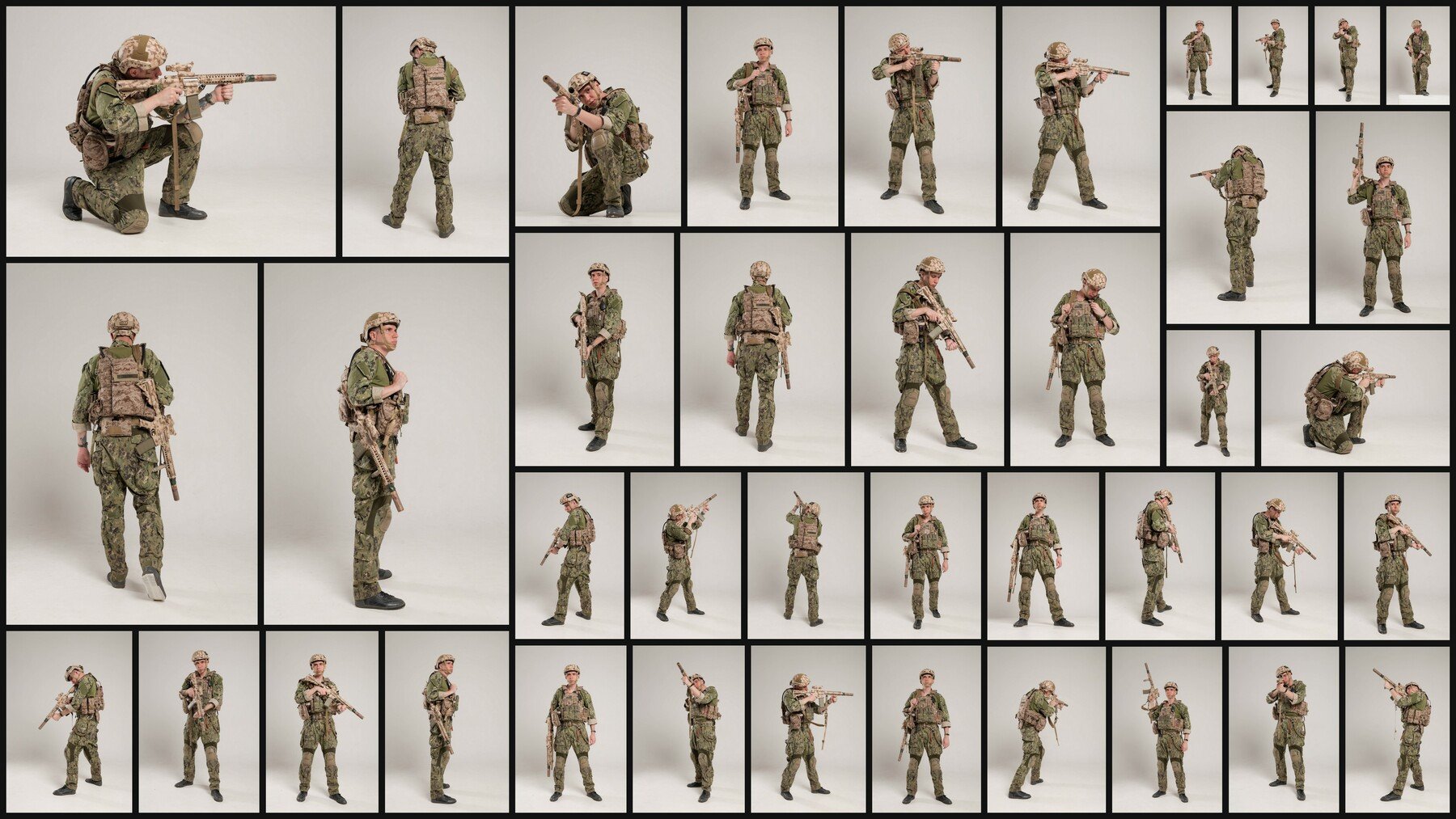 Military Poses - References For Artists