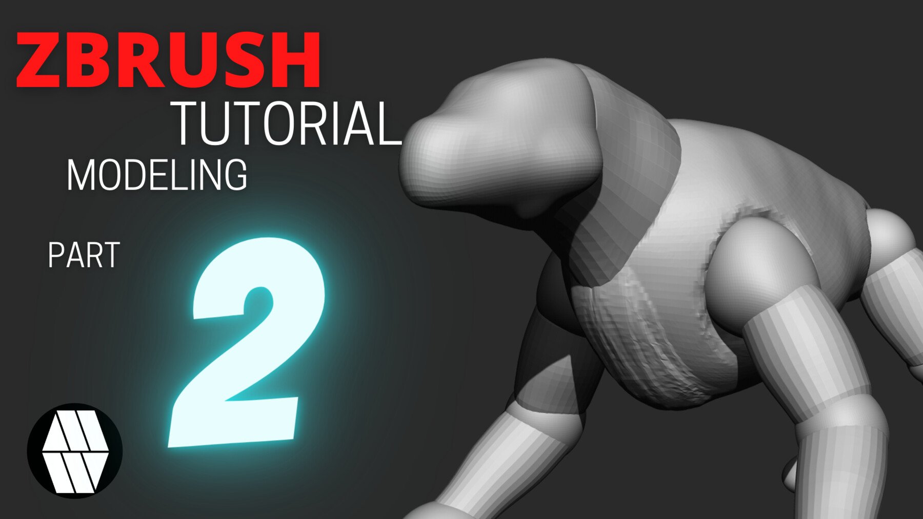 MLW Creative - ZBRUSH Creature Modeling FULL TUTORIAL