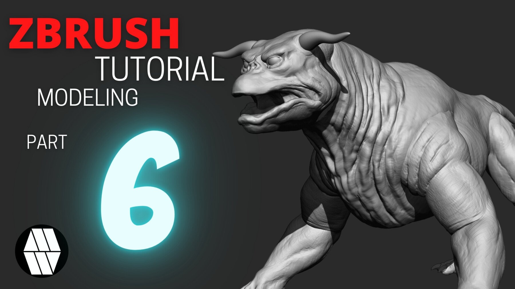 MLW Creative - ZBRUSH Creature Modeling FULL TUTORIAL