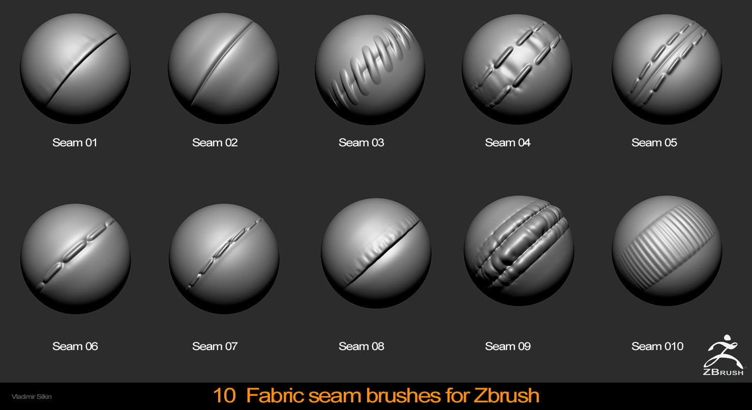 Fabric seam brushes