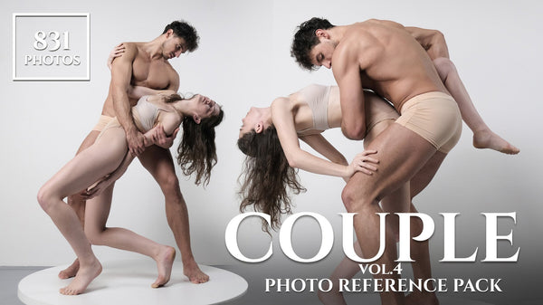 A Couple vol. 4 - Reference Photo Pack For Artists 831 JPEGs