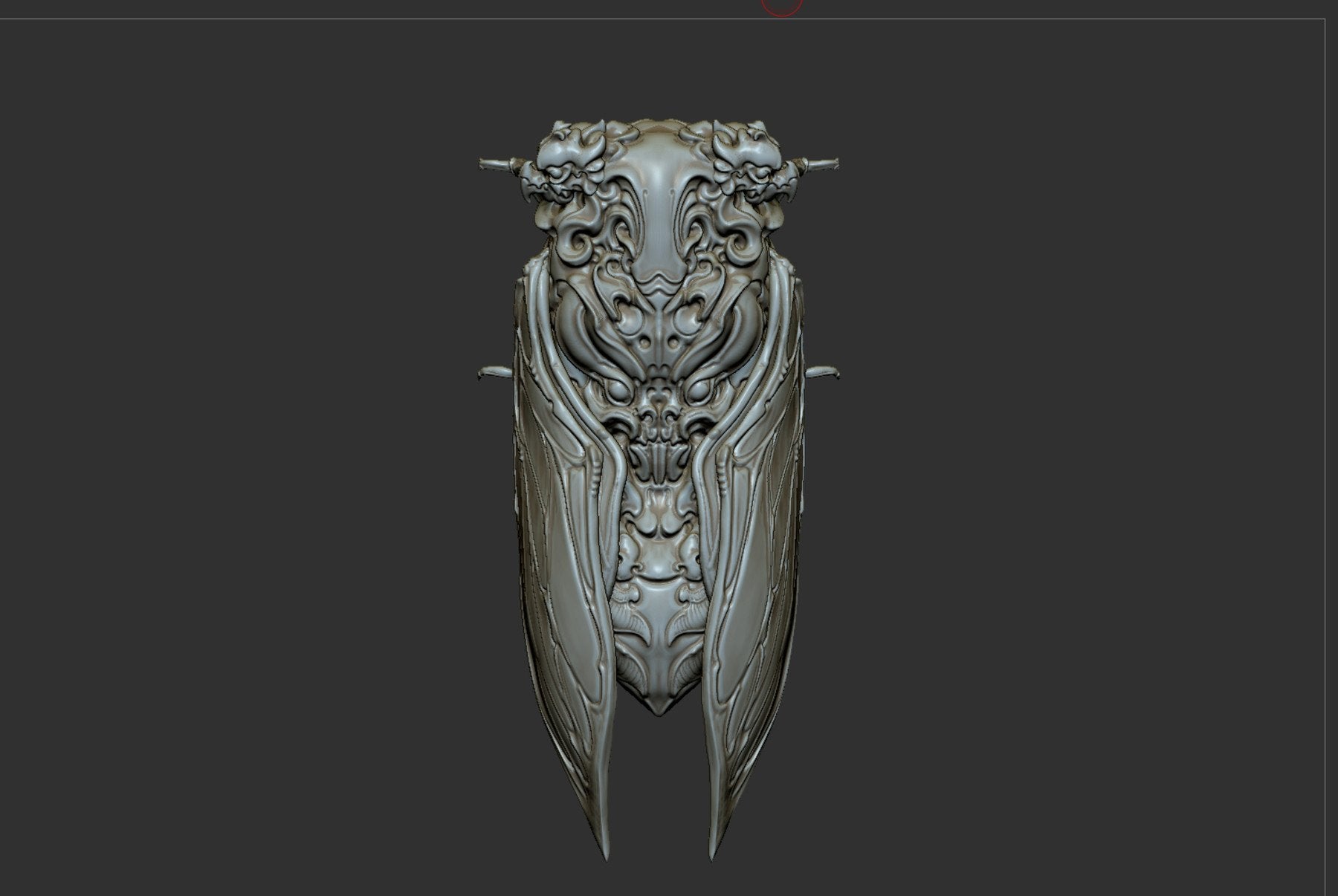 ZBrush marble cavity material