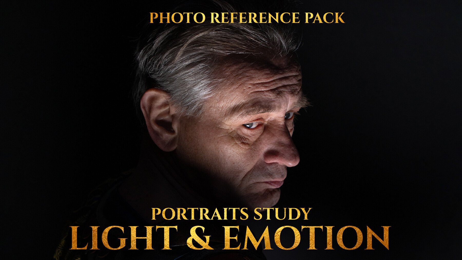 Portraits Study (Light & Emotion) vol.2 - Reference Photo Pack 646 JPEGs