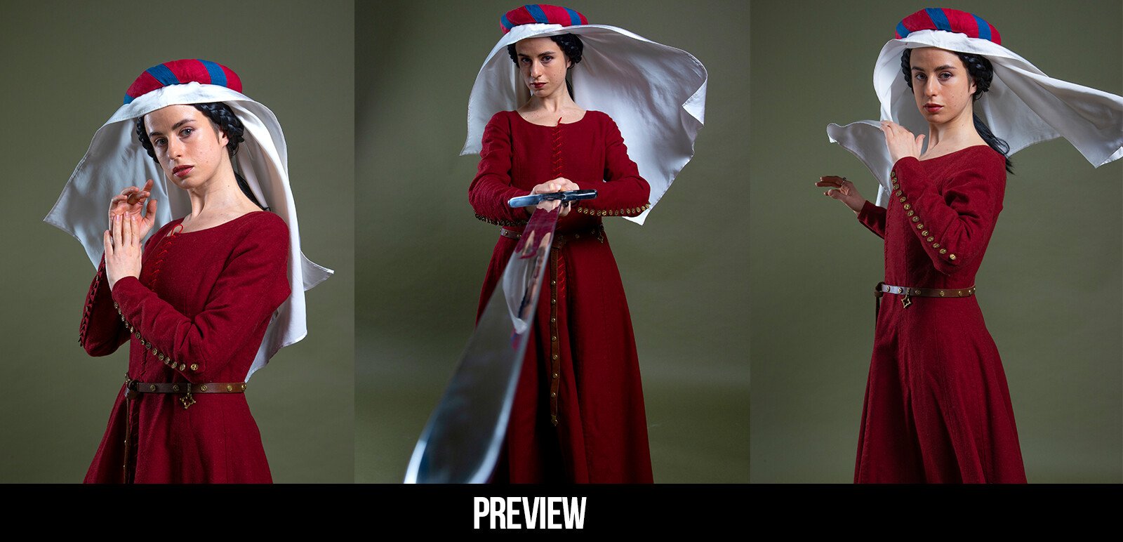 300+ Medieval Female Costume Reference Pictures