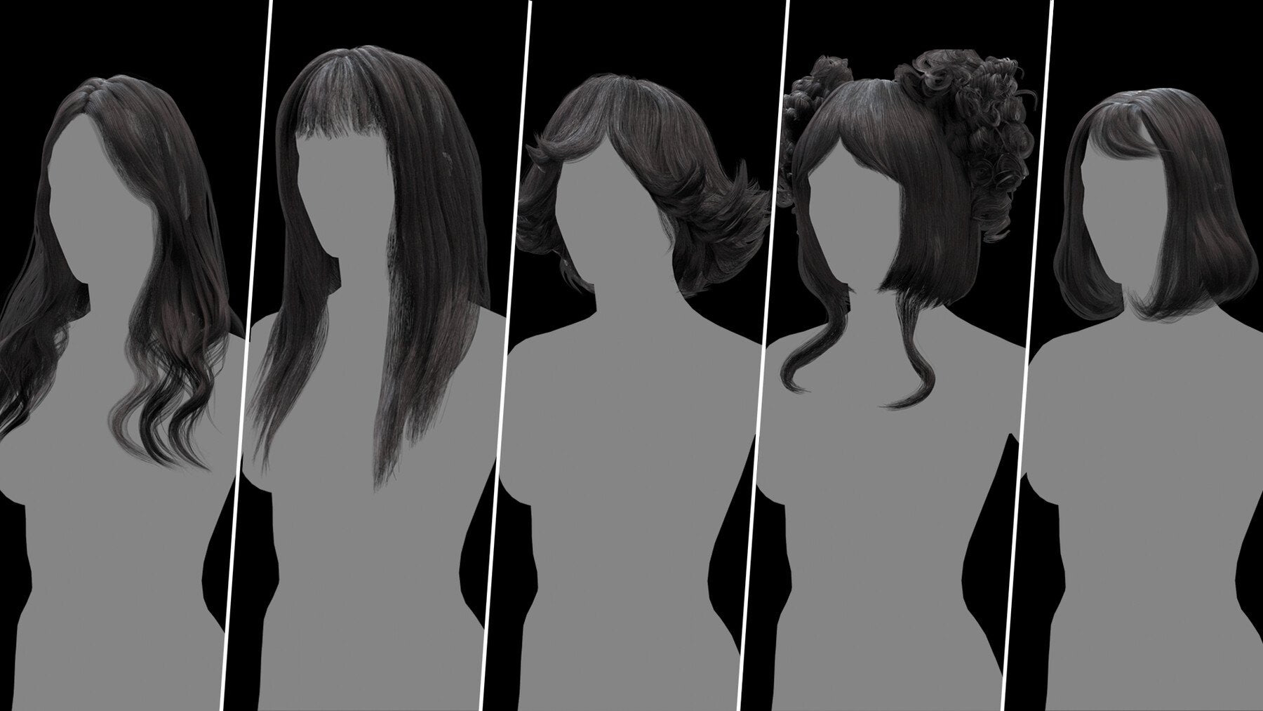 Alma Realtime Hair Cards Collection ( 40 Hair Cards + Life Time Updates )