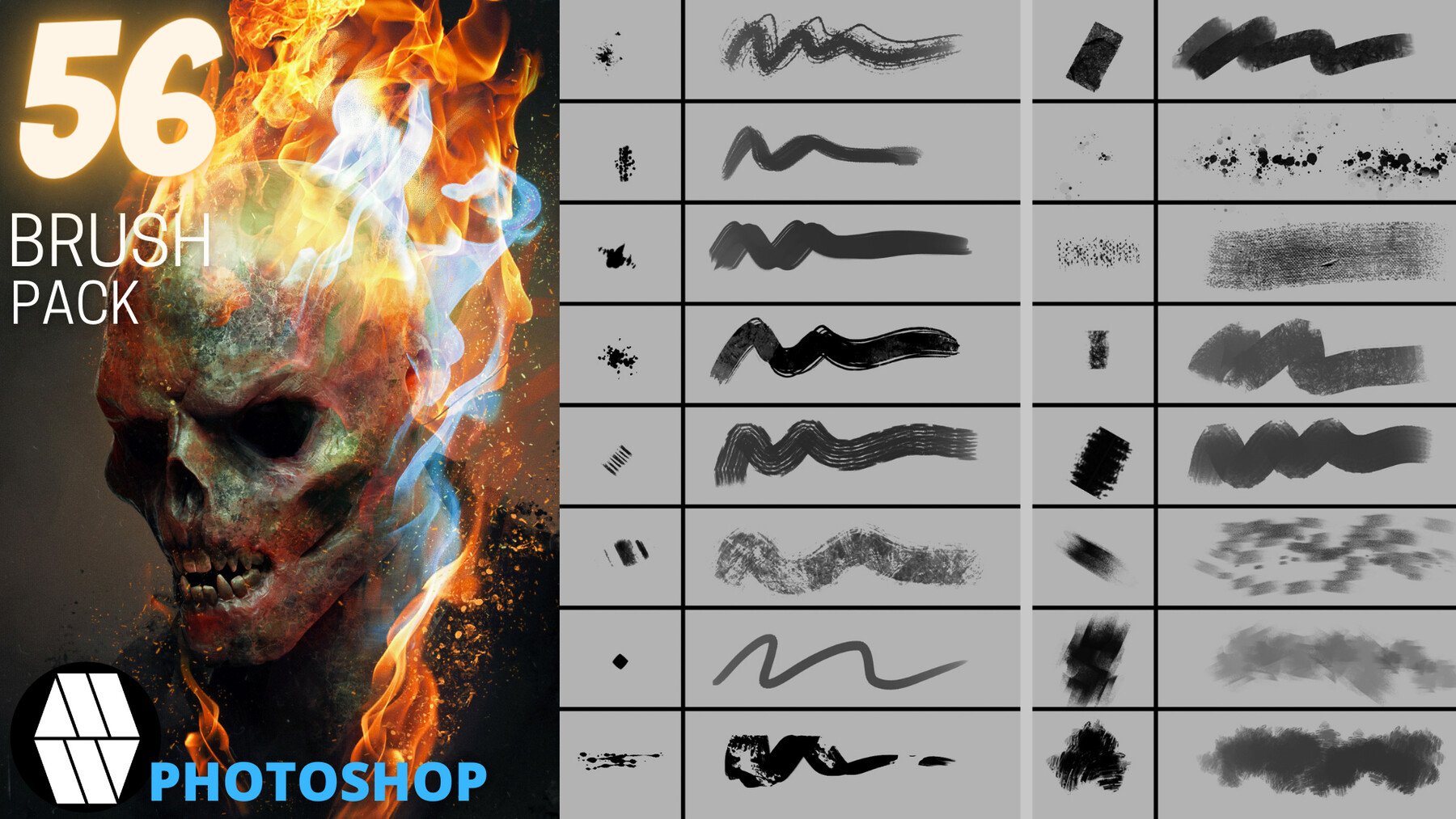 MLW Creative 56 Brush Pack - Photoshop