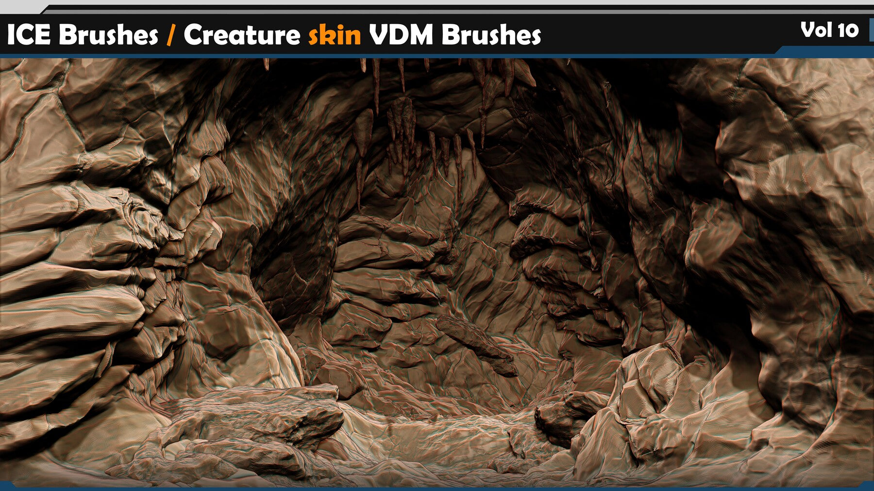 ICE Brushes / Creature skin VDM Brushes Vol 10