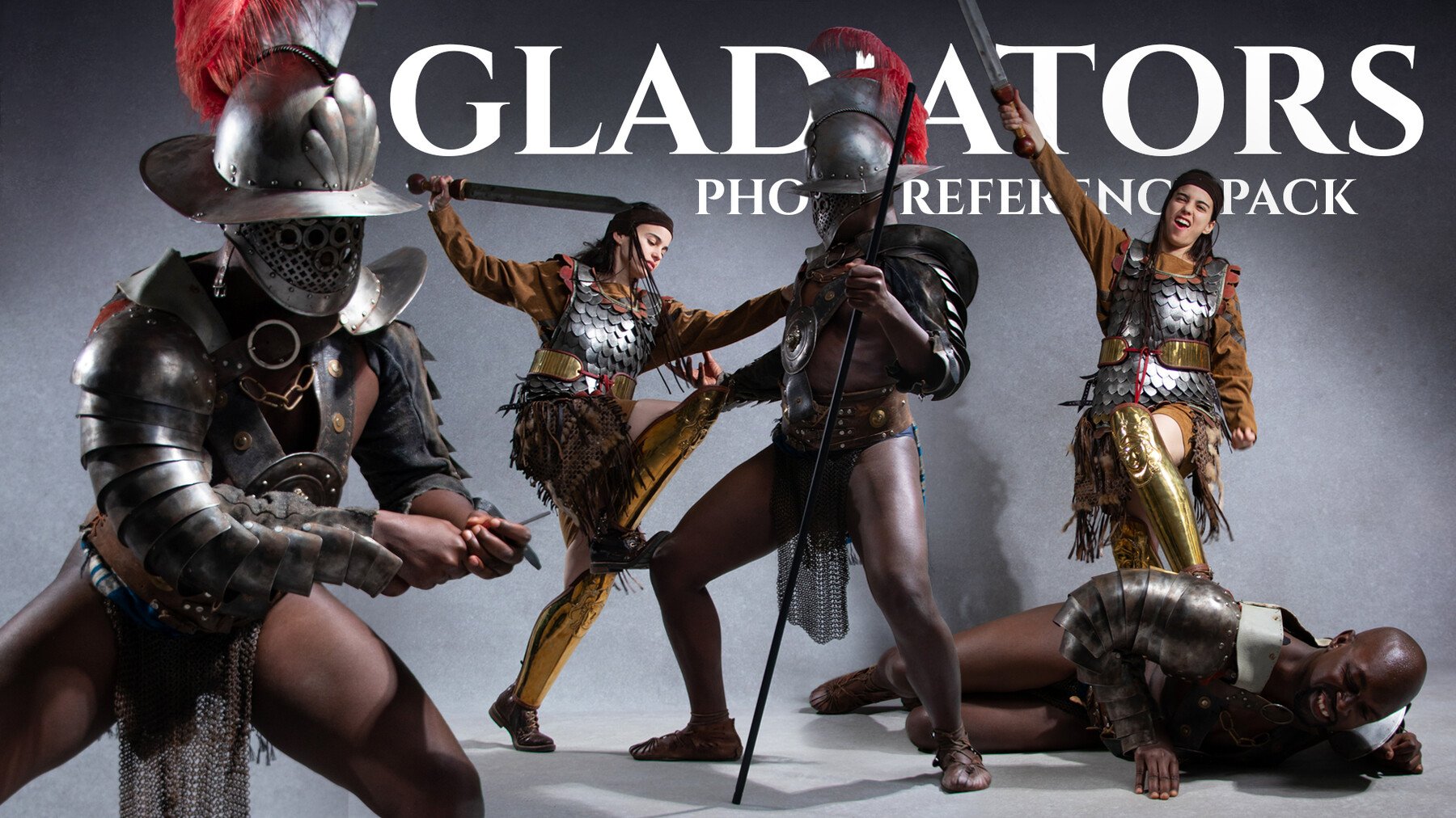 Gladiators - Reference Photo Pack For Artists 323 JPEGs