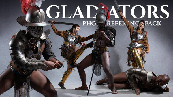 Gladiators - Reference Photo Pack For Artists 323 JPEGs