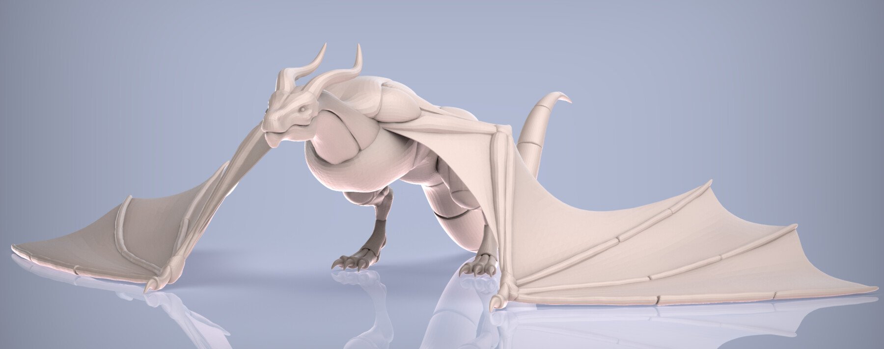 Dragon + Wyvern Base Meshes