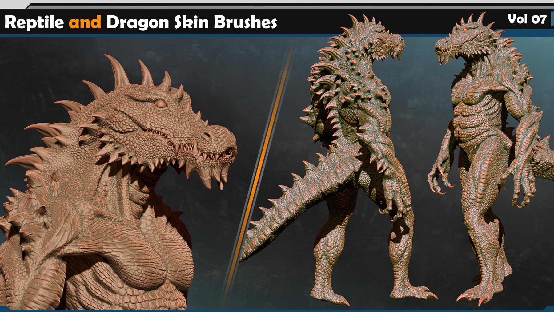 Reptile and Dragon Skin Brushes Vol 07