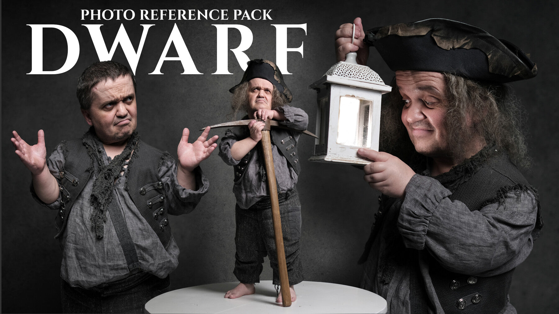 A Dwarf - Reference Photo Pack for Artists 1122 JPEGs