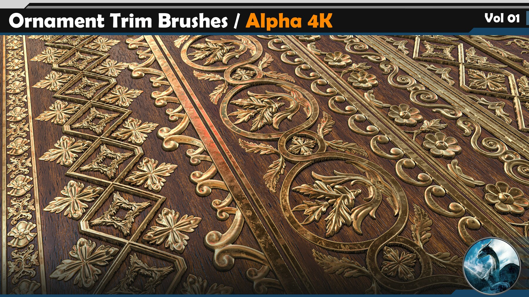 Ornament Trim Brushes Vol 01