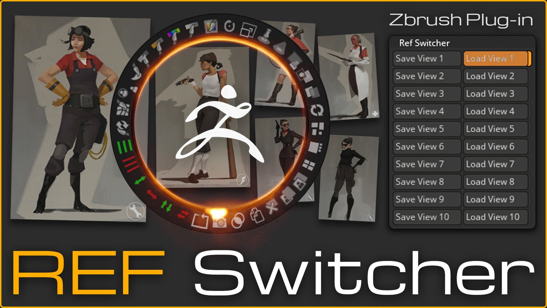 ZBrush Plugin Ref Switcher