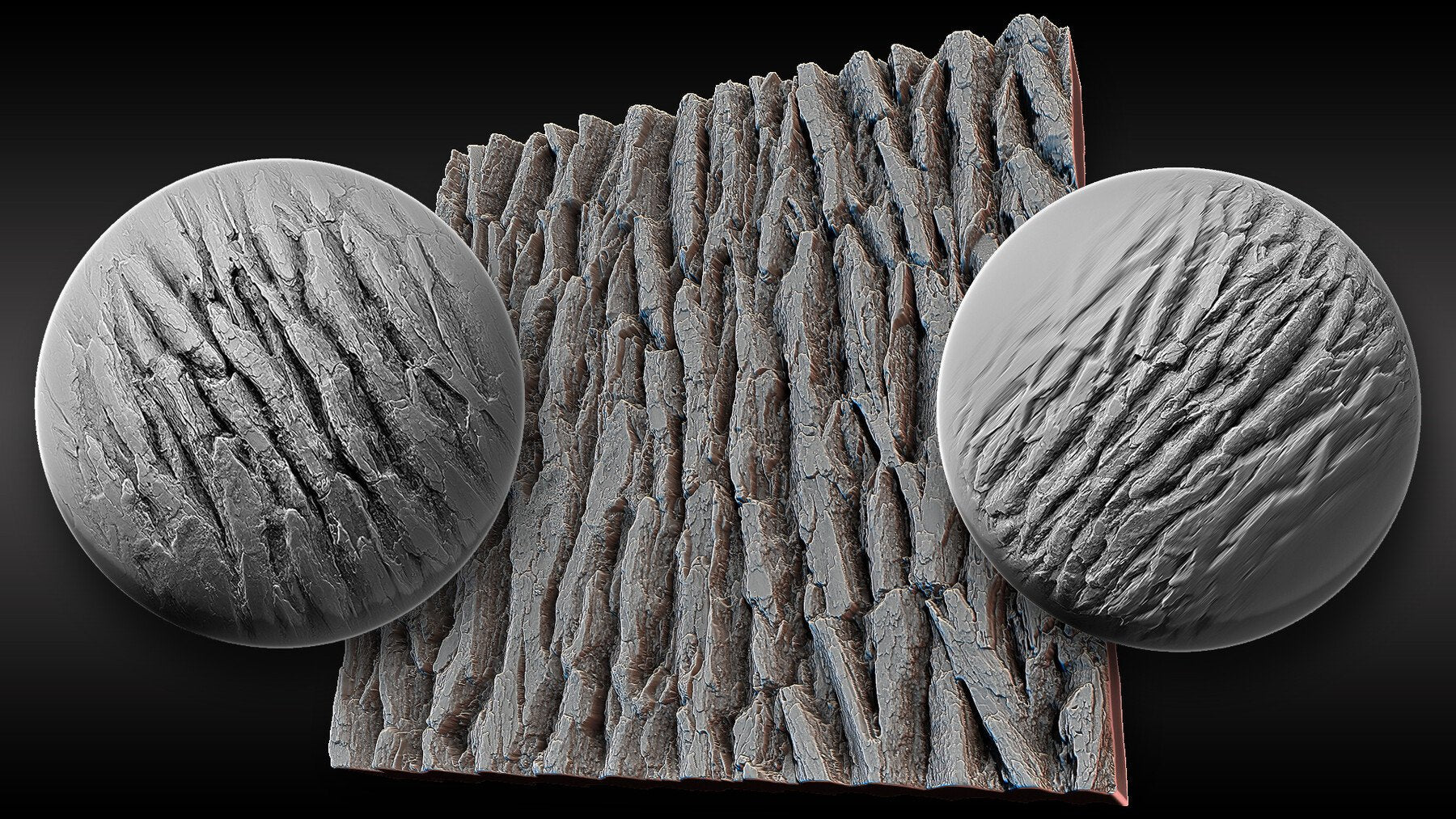 Ultra HQ Tree Bark Seamless Sculpt Zbrush brushes + Alphas (Blender, Substance, etc.) Vol.1