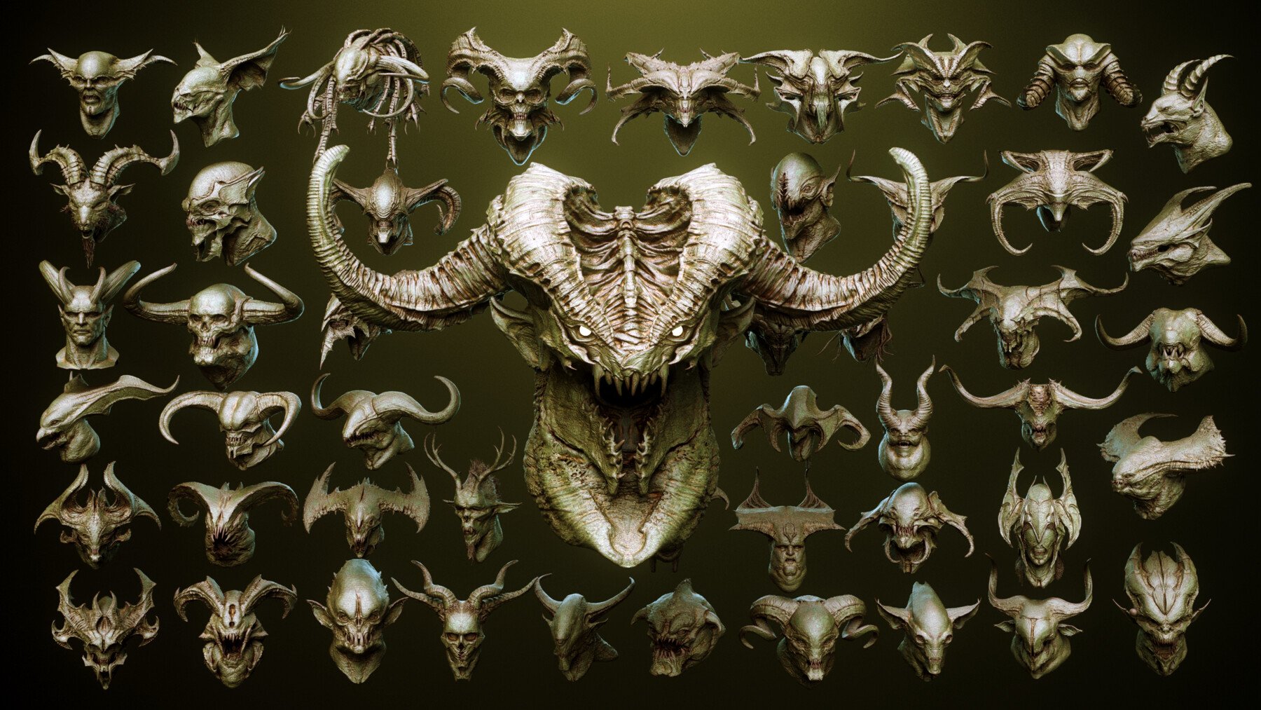 DEMON part 1: 52 Heads with Blendshapes