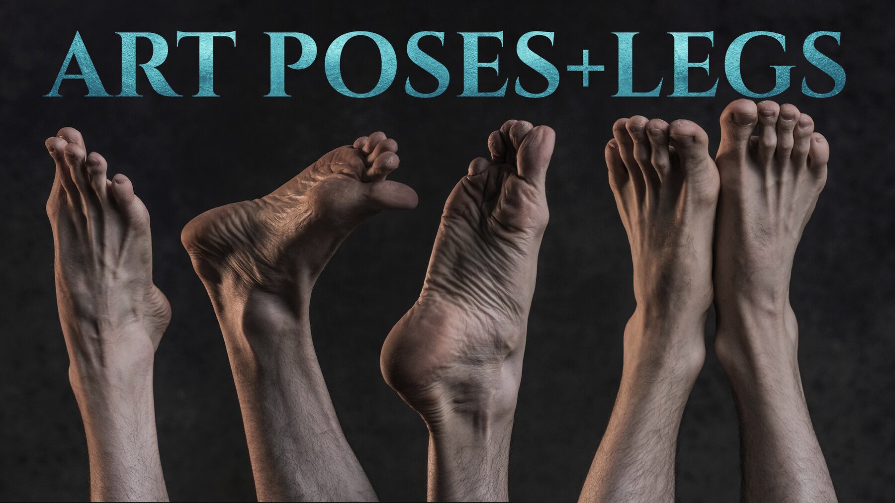 (An) Art Poses + Legs - Reference Photo Pack For Artists 1076 JPEGs