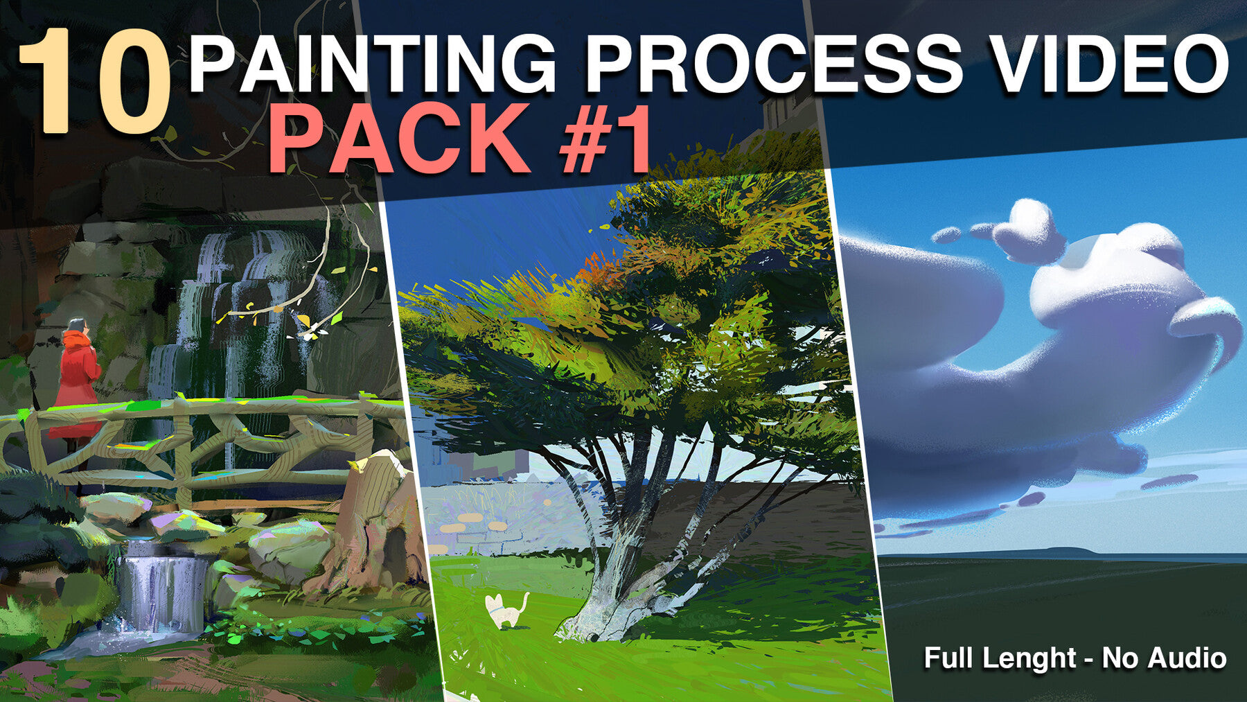 10 Painting Process Video - Pack 1/3