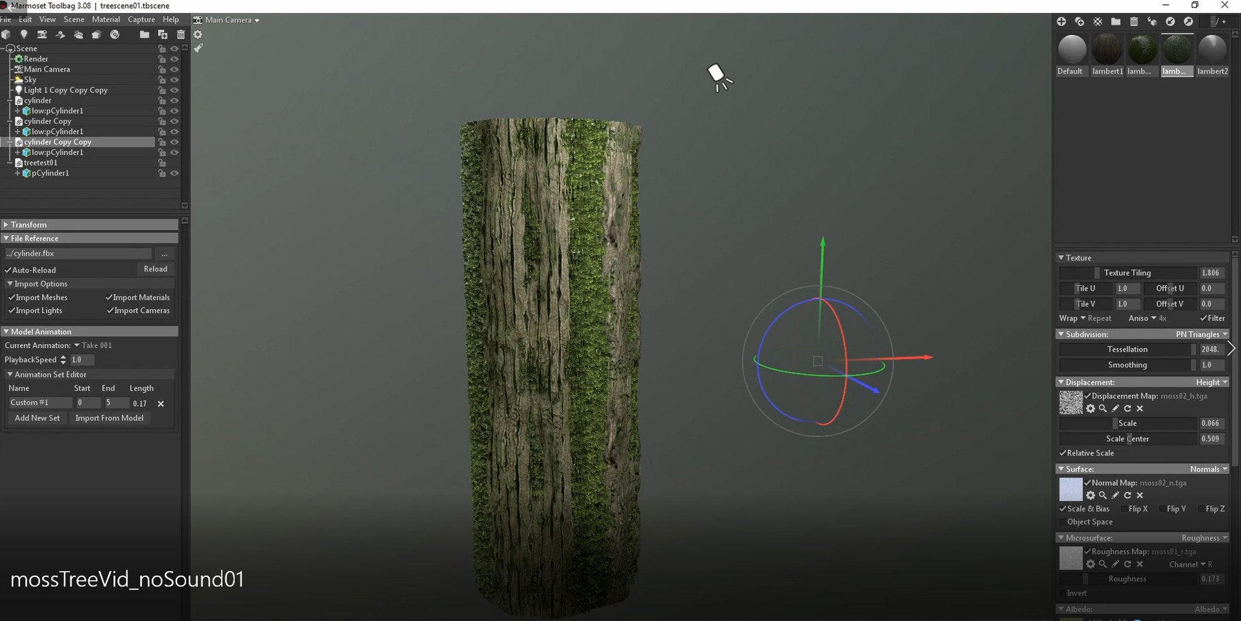 Creating Old Growth Mossy Tree: Tutorial and Game Assets