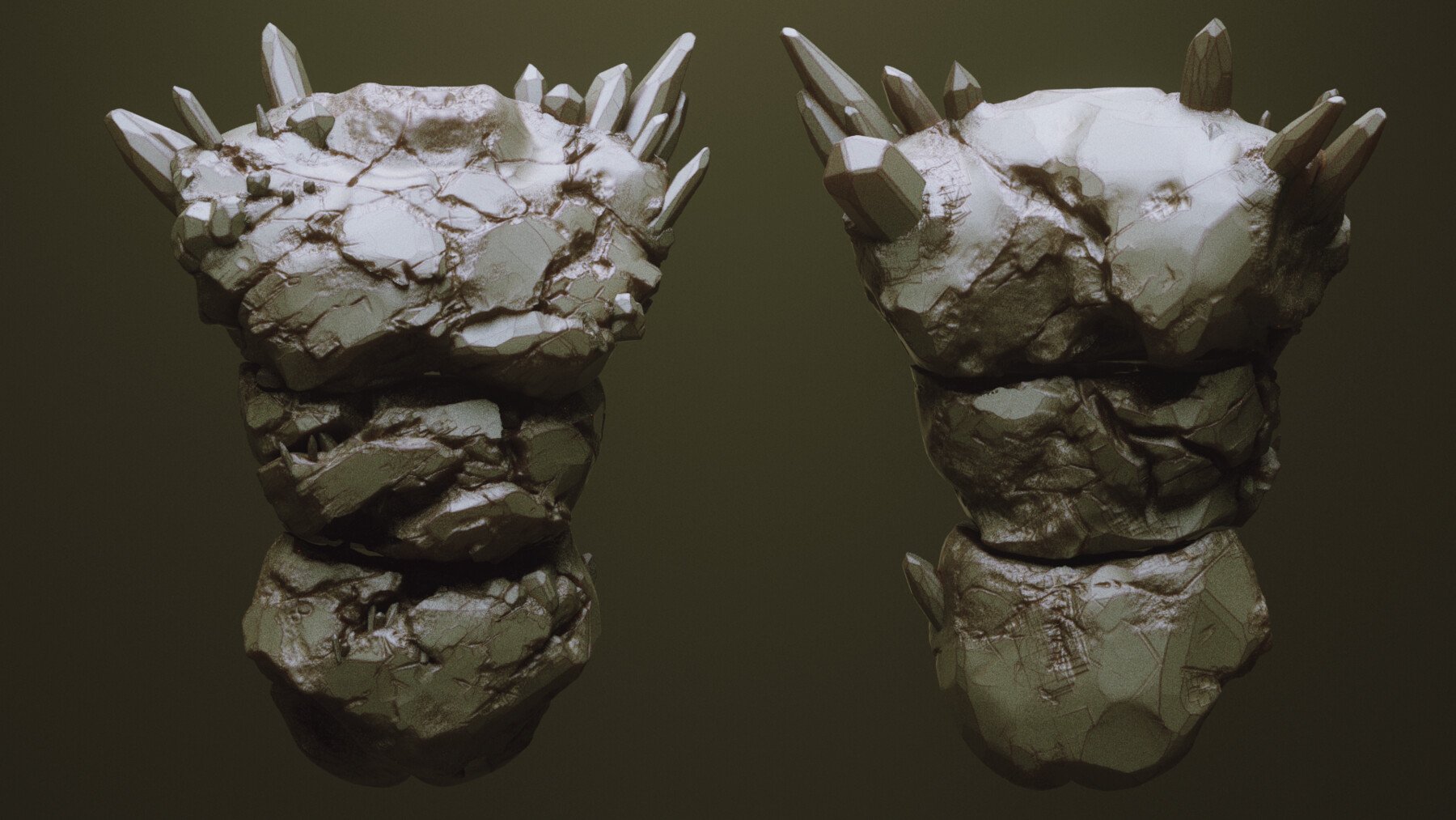 TORSOS - 33 Character & Creature Zbrush Insertmesh Brush