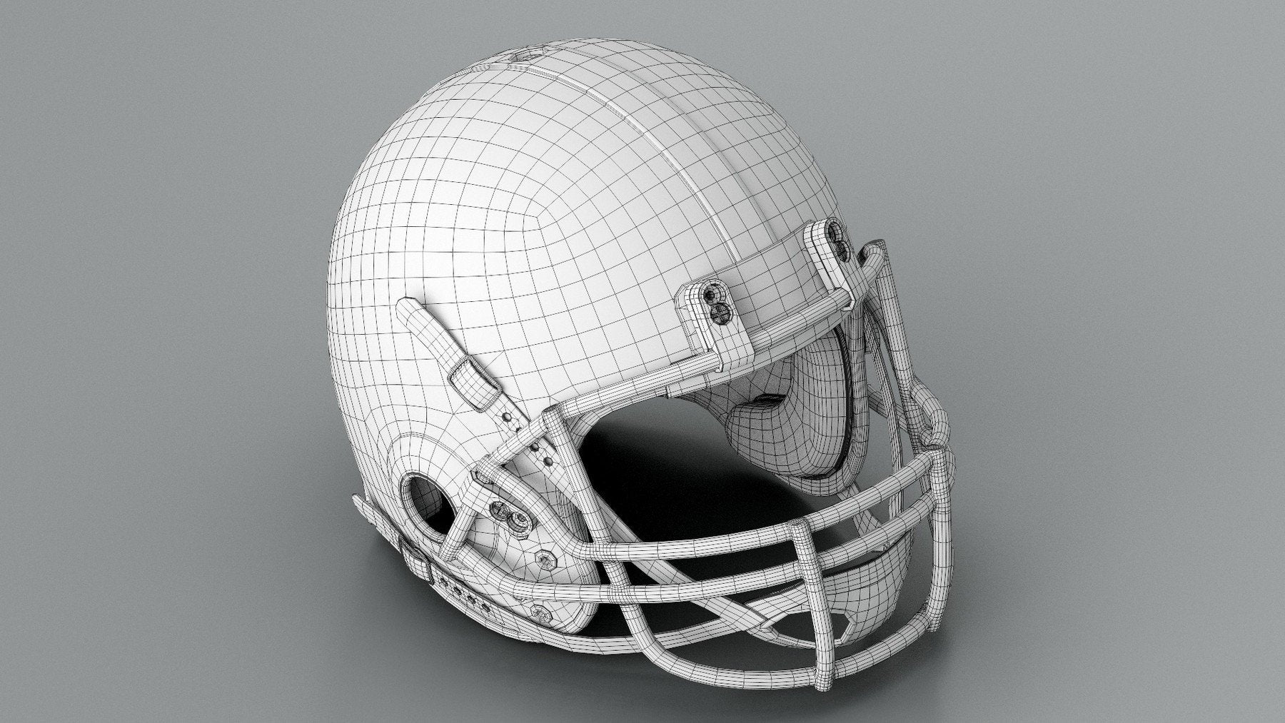 American Football Helmet ( Game ready model/ PBR Texture/UV )