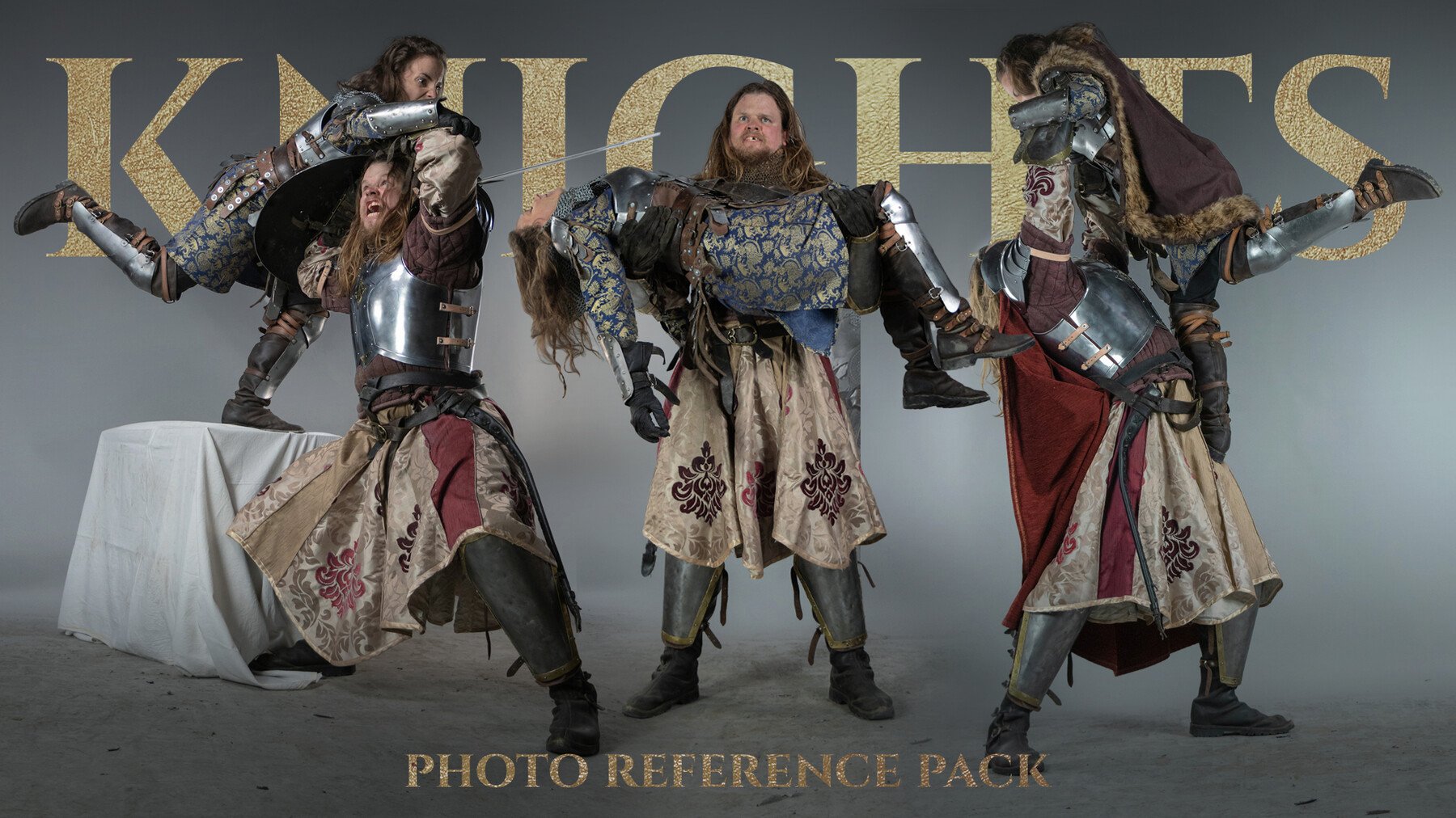 Knights - Photo Reference Pack for artists 240 JPEGs