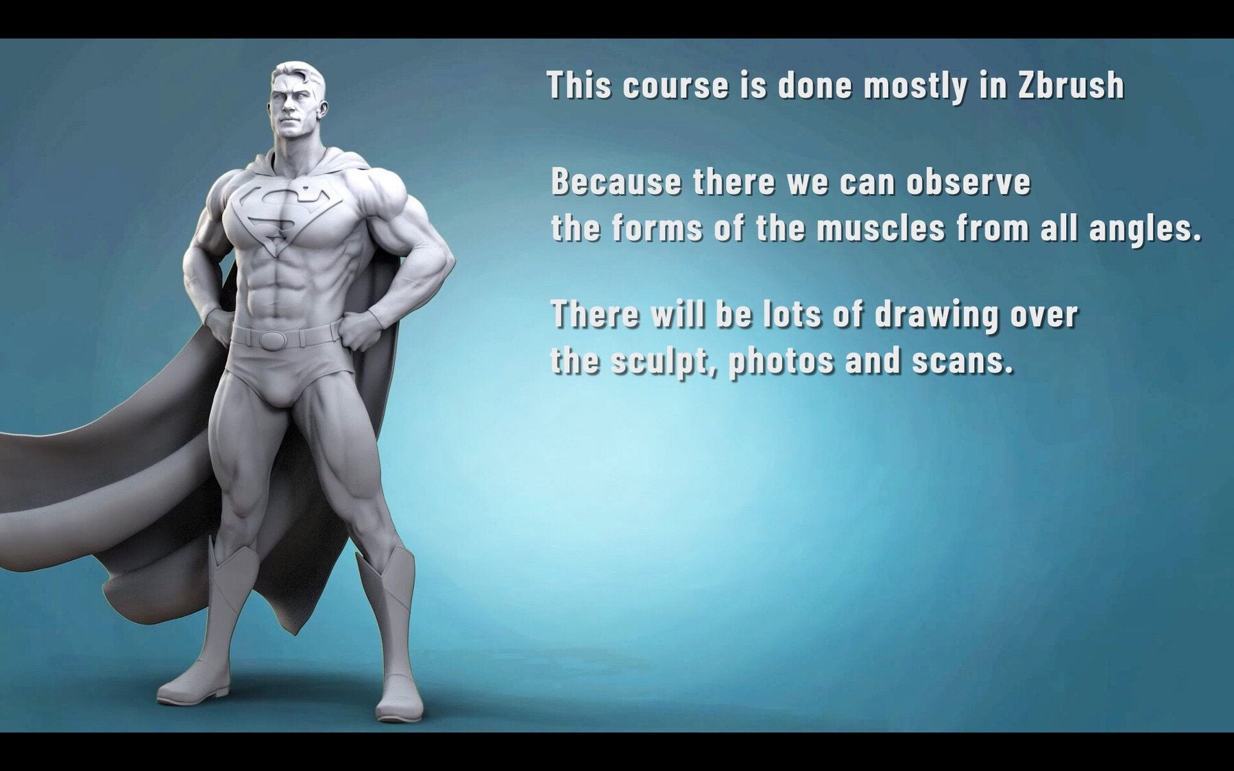 Super Human Anatomy for artists course