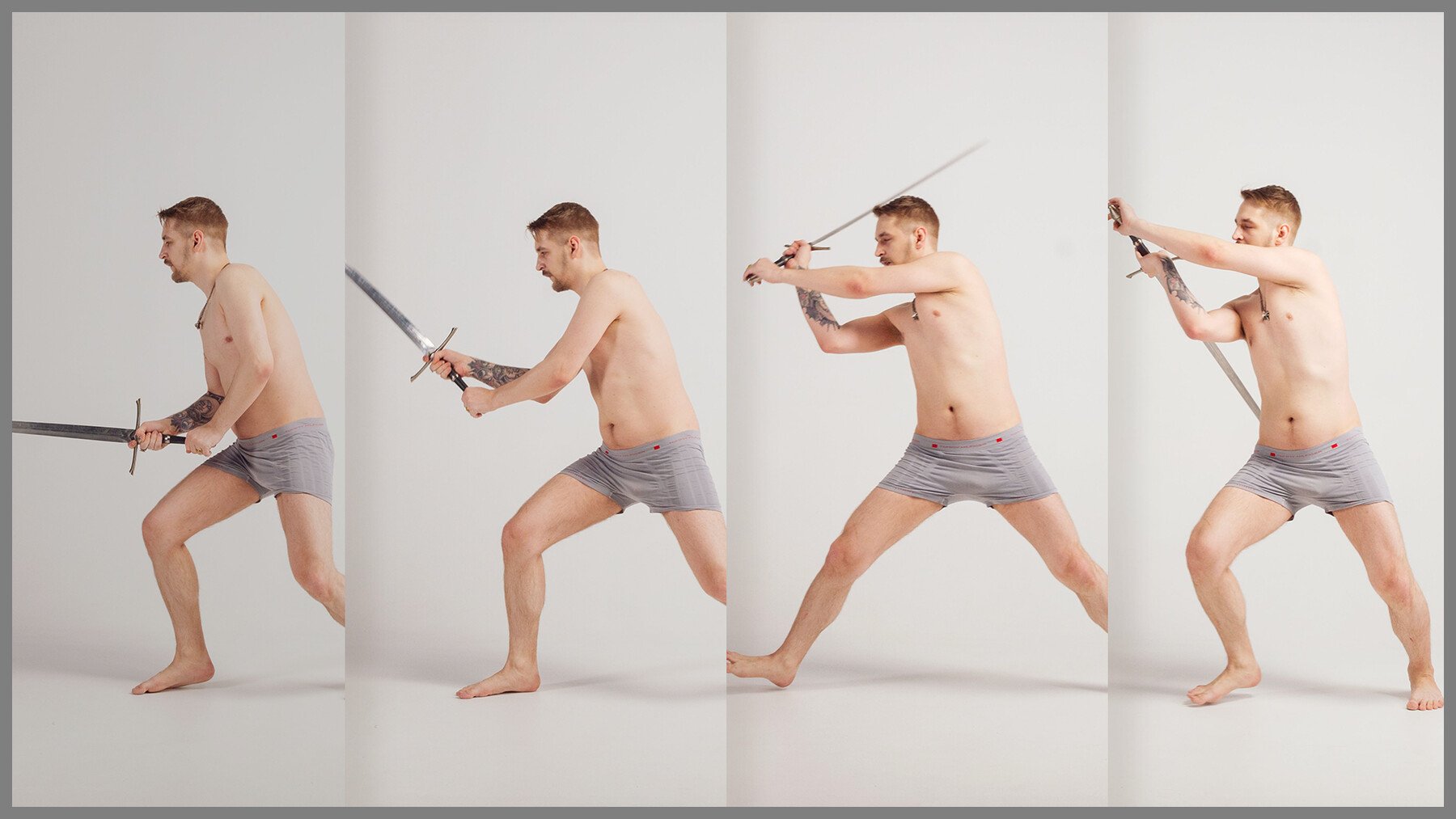 600+ Reference Photos - Sword Fighting (Sequential Movement)