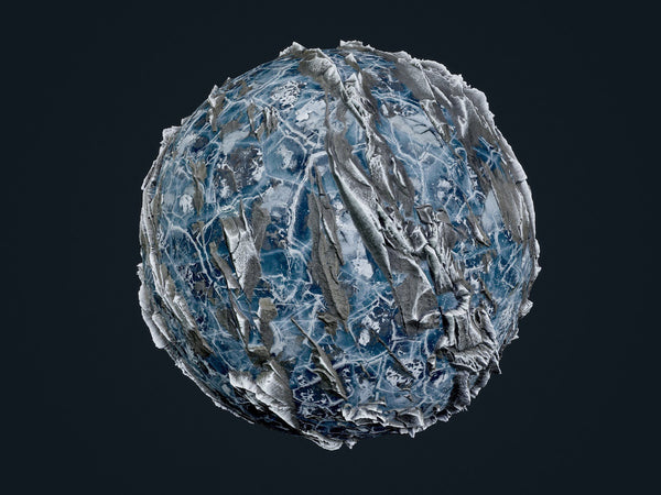 Snow Ice Ground Seamless PBR Texture 14