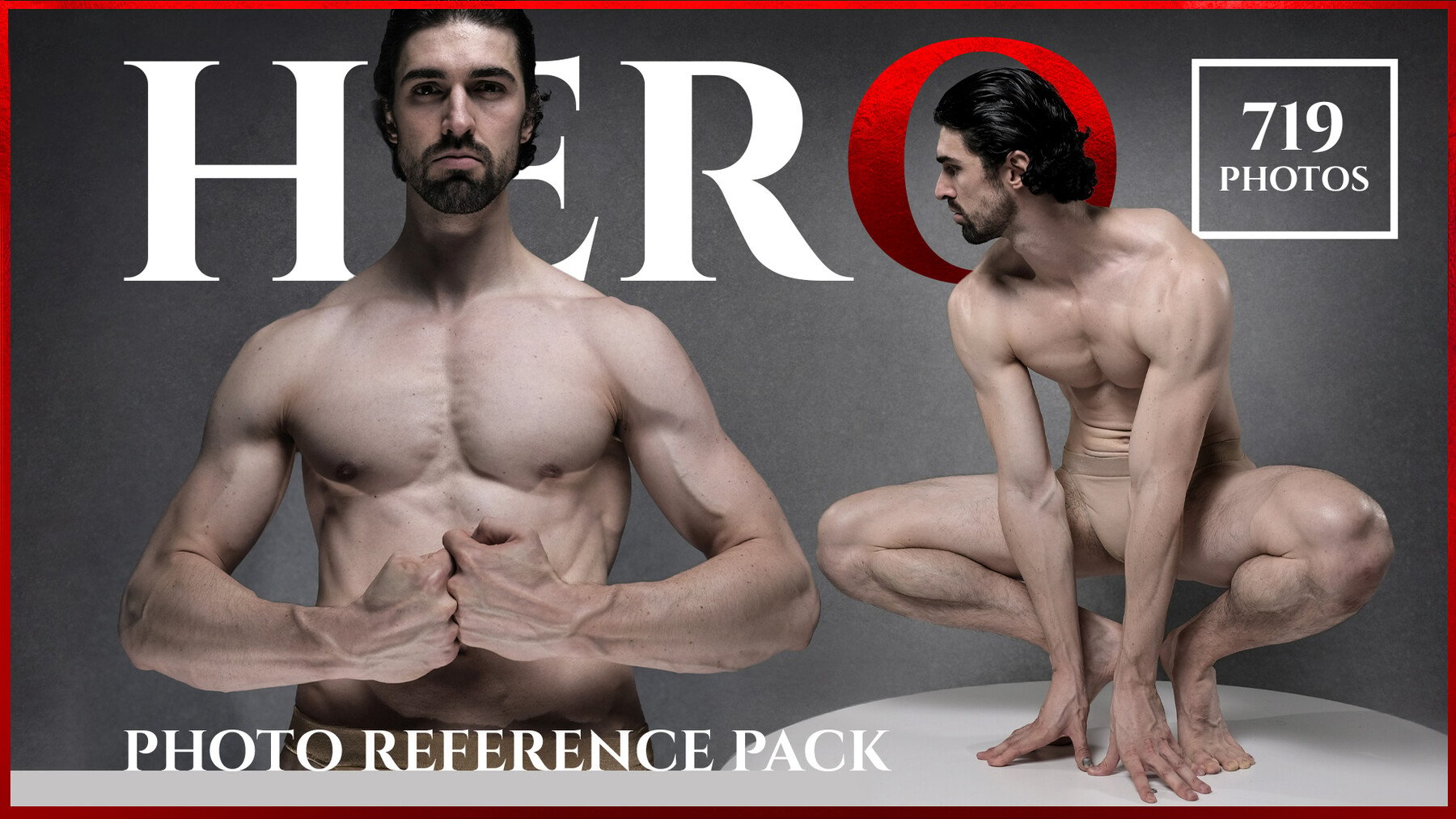 A Hero - Reference Photo Pack For Artists 719 JPEGs