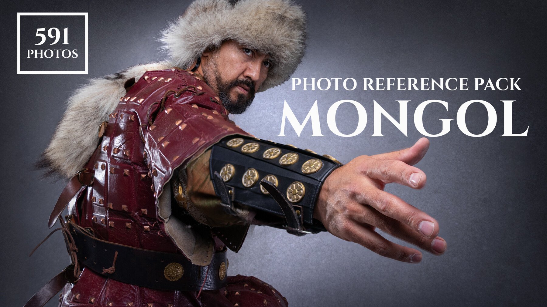 Mongol-Photo Reference Pack For Artists 591 JPEGs