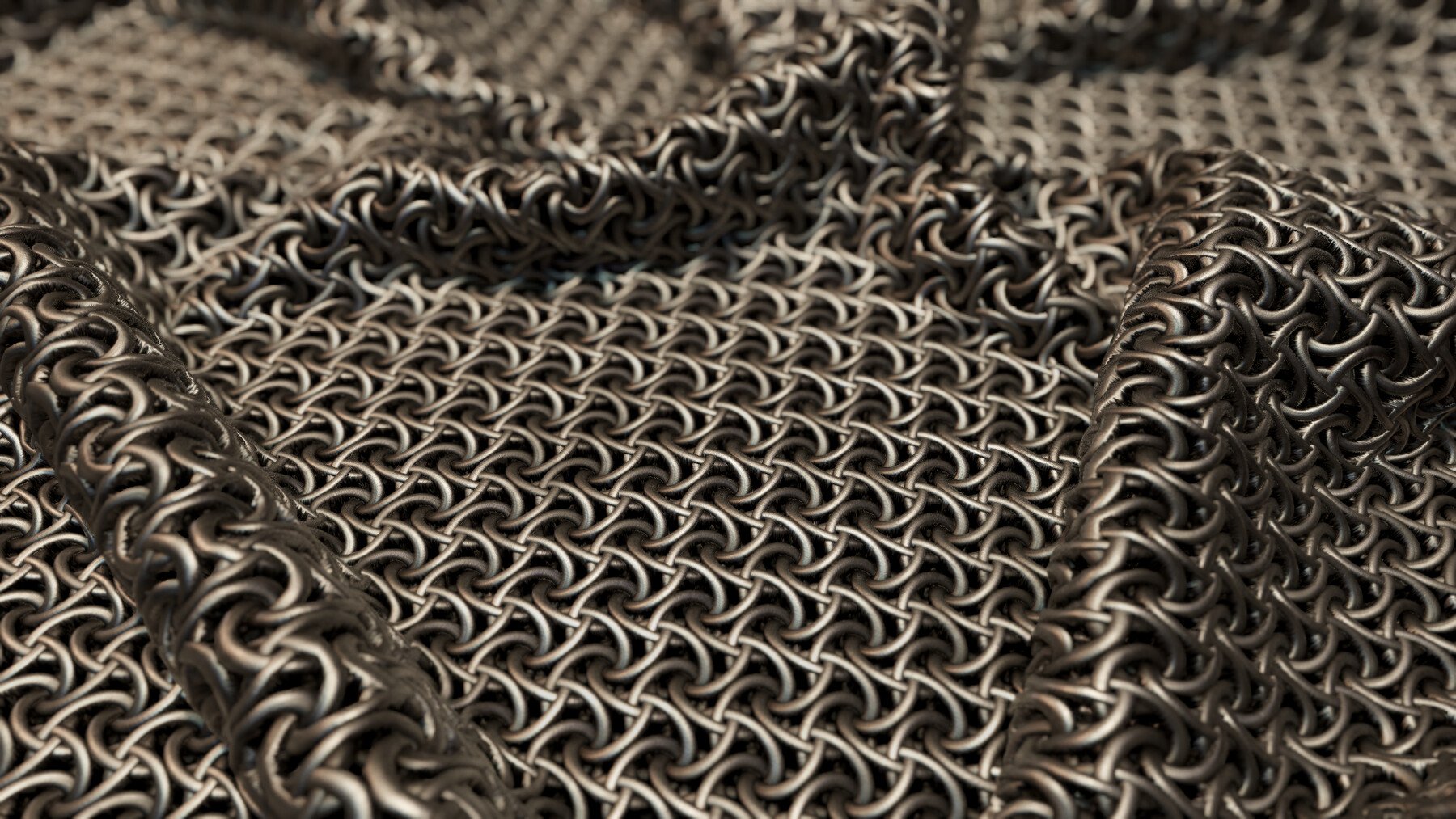 Smart chain mail material