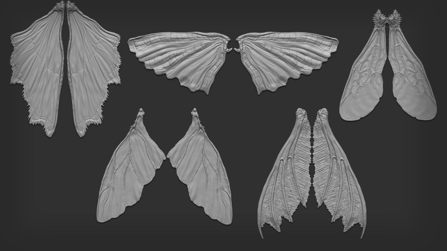 Zbrush + Blender - 80 Insectoid Creature Brush mega Pack