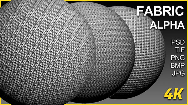 45 FABRIC ALPHAS 4K (Seamless and tileable)