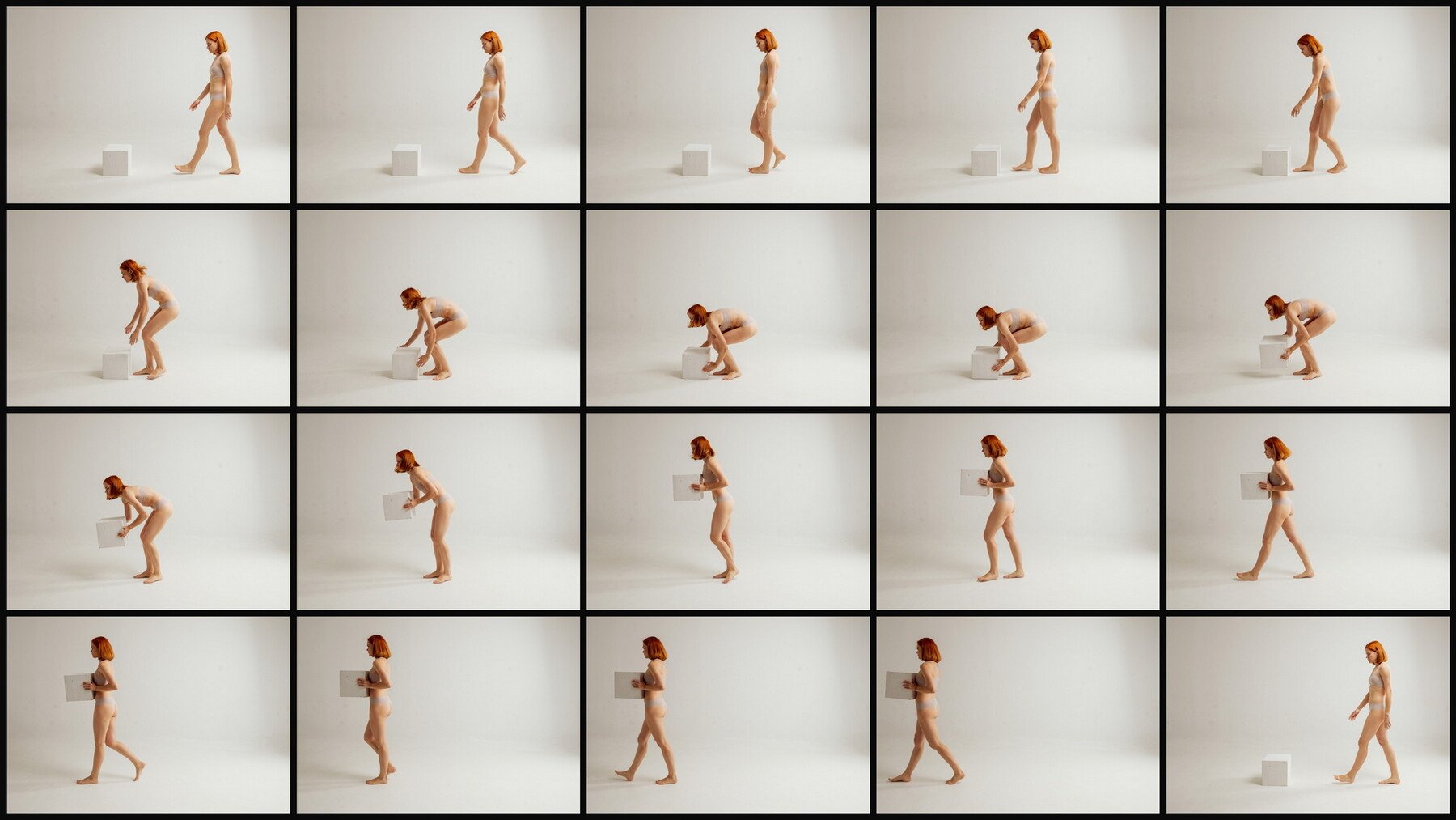 250+ Reference Photos - Female Body in Motion ( Sequential Movement )