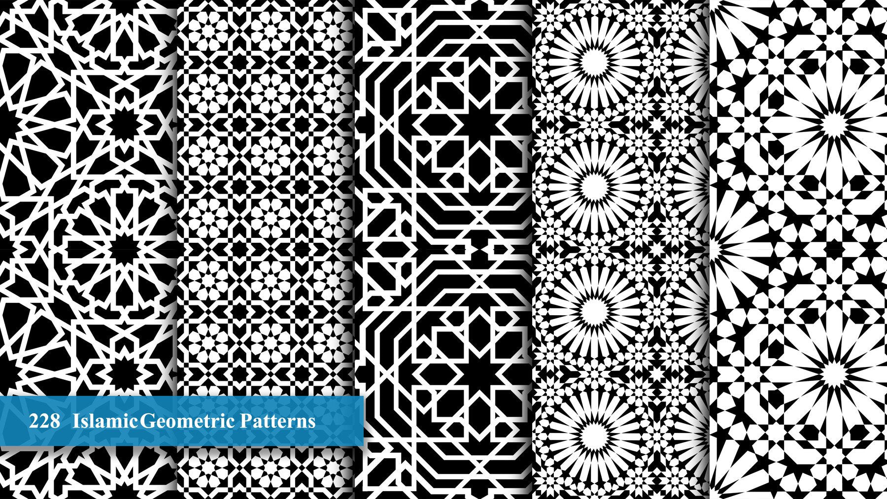 228 Islamic Geometric Patterns