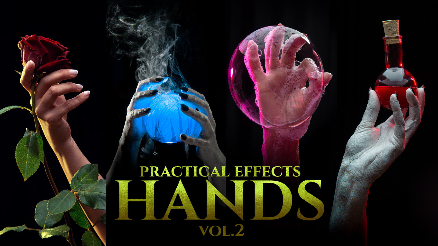 Hands (Practical Effects) Vol.2 - Reference Photo Pack For Artists 494 JPEGs