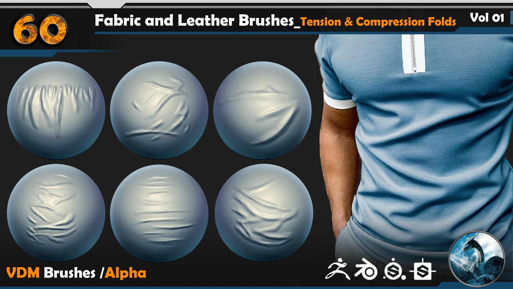 Fabric and Leather Brushes Vol 01