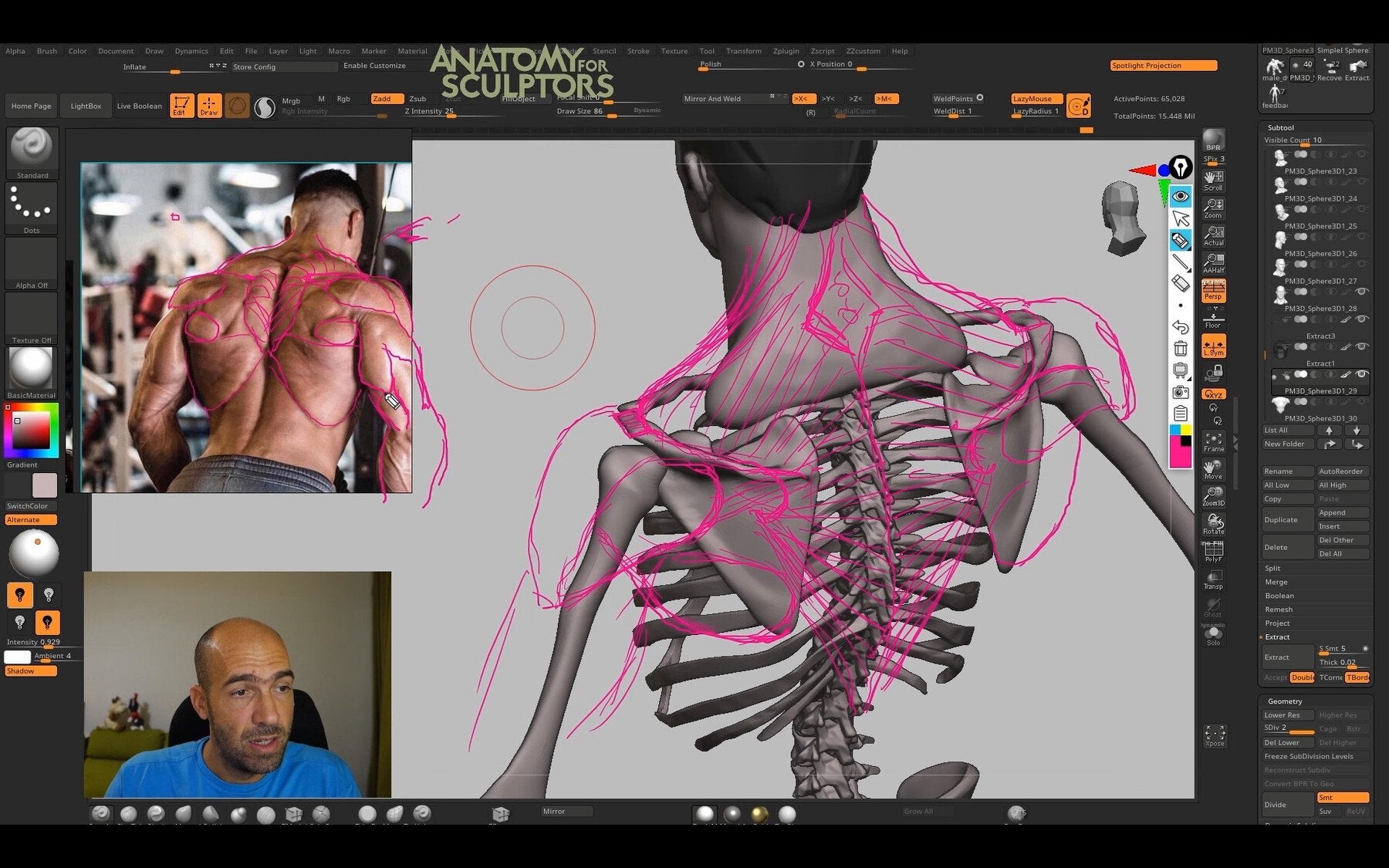 Super Human Anatomy for artists course