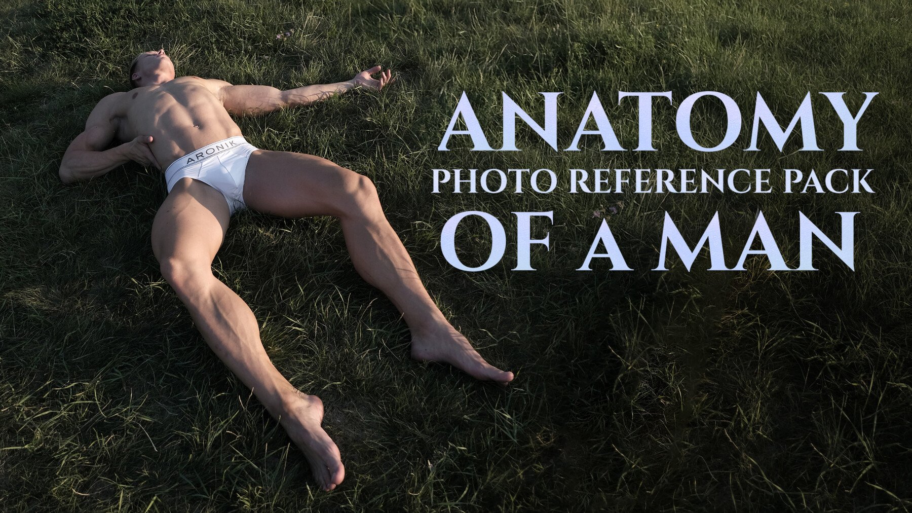 An Anatomy of a man - Reference Photo Pack For Artists 950 JPEGs