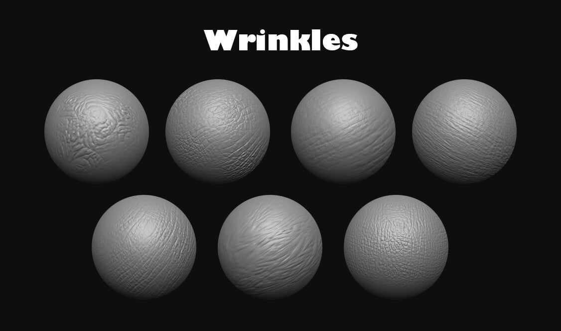 Super Skin - 41 ZBrush Brushes Set for realistic Human Skin // Fruits // Body Parts