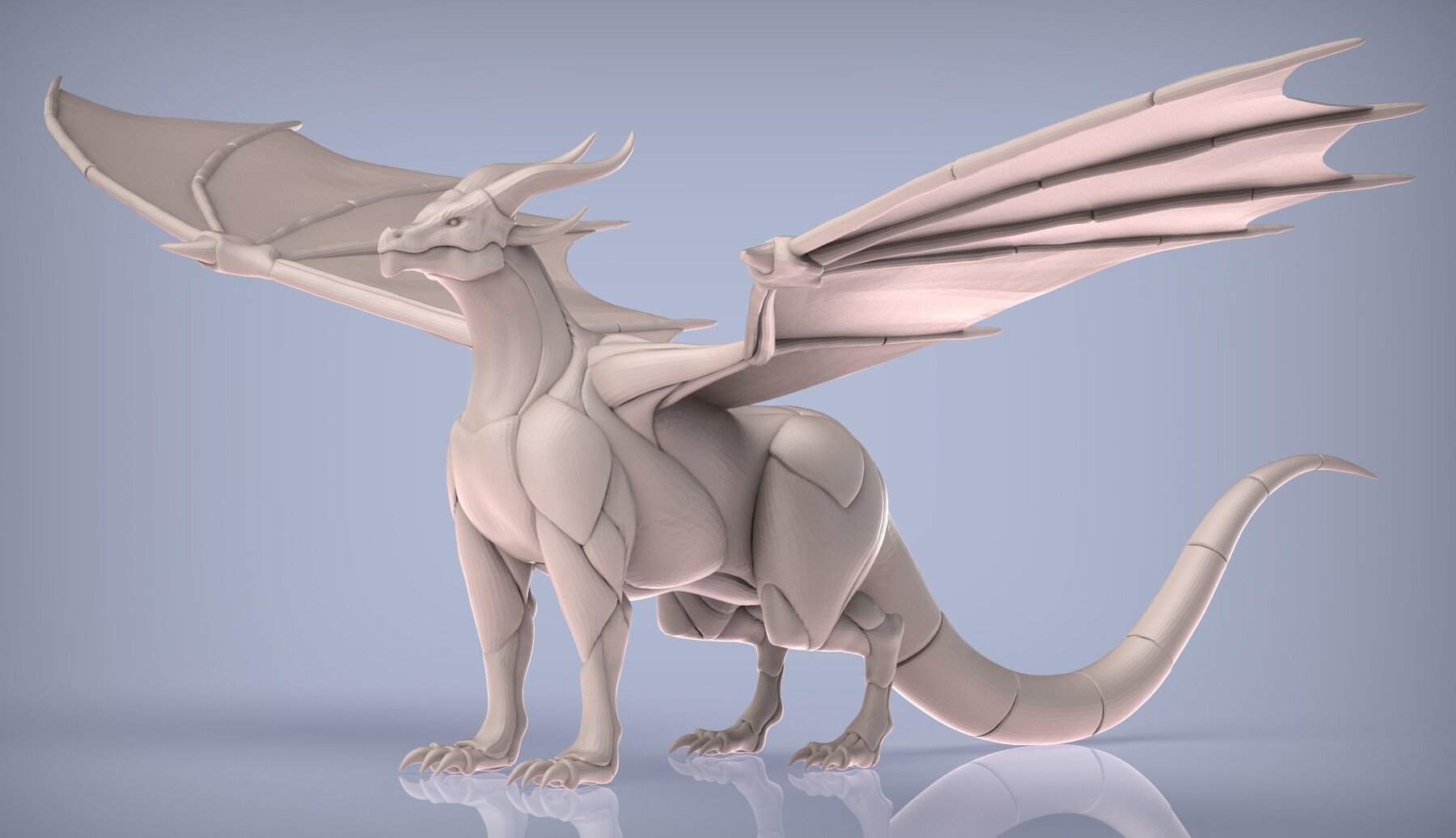 Dragon + Wyvern Base Meshes