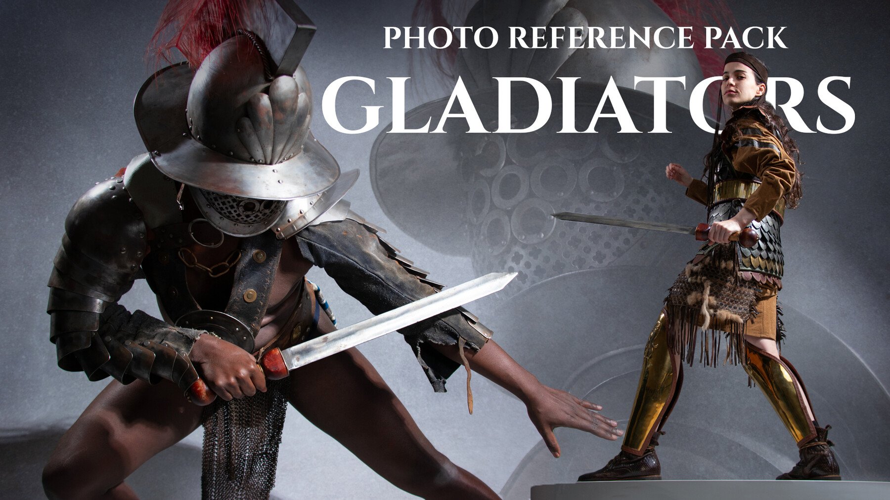 Gladiators - Reference Photo Pack For Artists 323 JPEGs