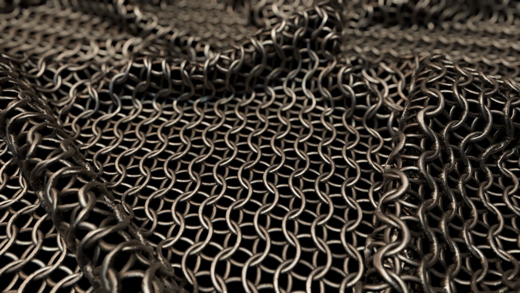 Smart chain mail material