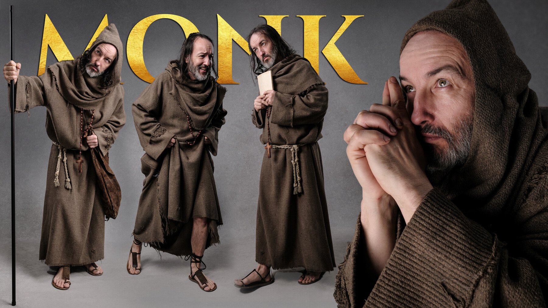 A Monk - Reference Photo Pack For Artists 642 JPEGs